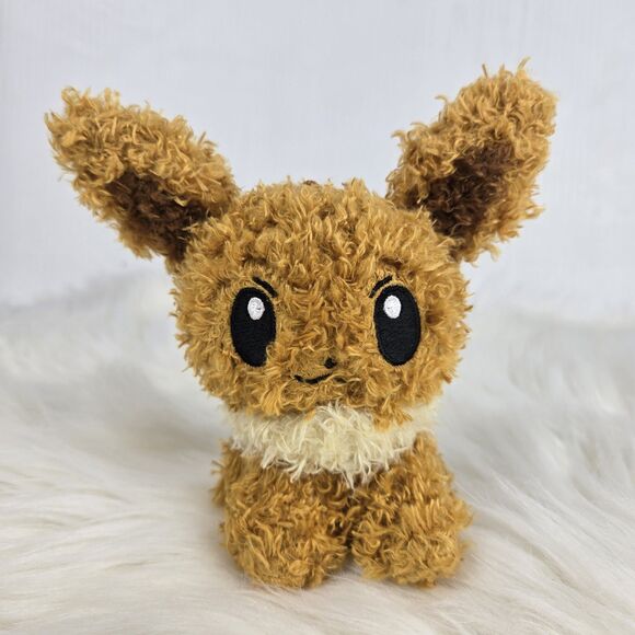 Sekiguchi Eevee Pokemon Nintendo Pocket Monsters Keychain Plush 5" - Picture 1 of 9